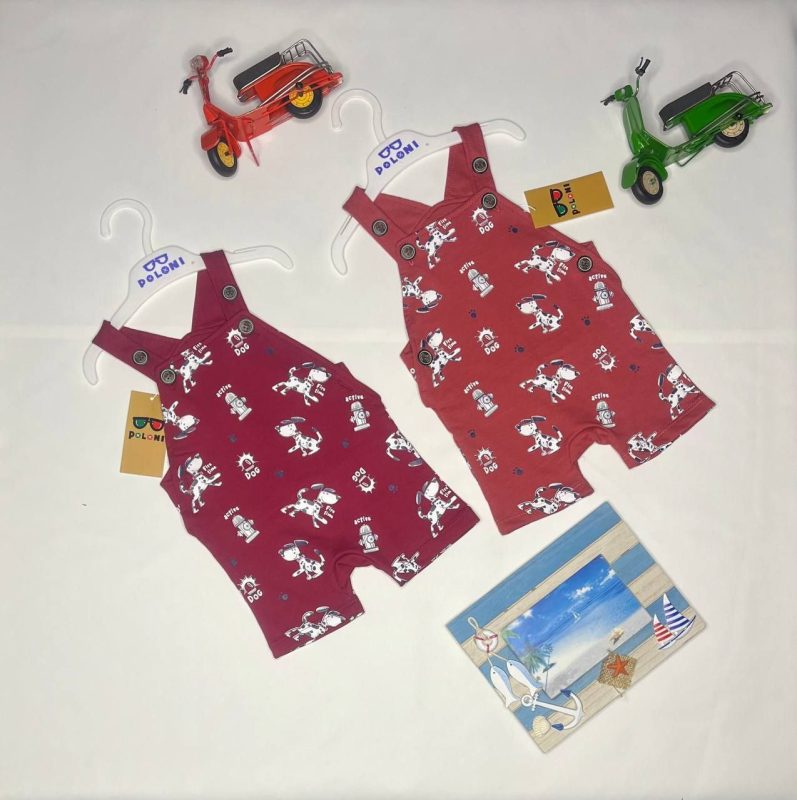 پیشبندی بچگانه طرح سگ آتشنشان